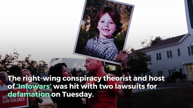 Conspiracy Theorist Alex Jones Sued by Sandy Hook Parents