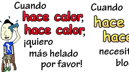 The Weather Song in Spanish (La Canción del Tiempo y el Clima)