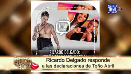 Ricardo Delgado se siente afectado por los comentarios de Toño Abril