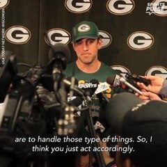 Aaron Rodgers knows his role and trusts the process
