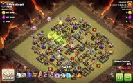 Clash of Clans max TH11 vs max TH11 Clan War 3 Star Attack Strategy Golem, Bowler, Healer