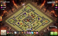 Clash of Clans TH10 vs TH10 Clan War 3 Star Attack Strategy Super Queen, Lavaloon