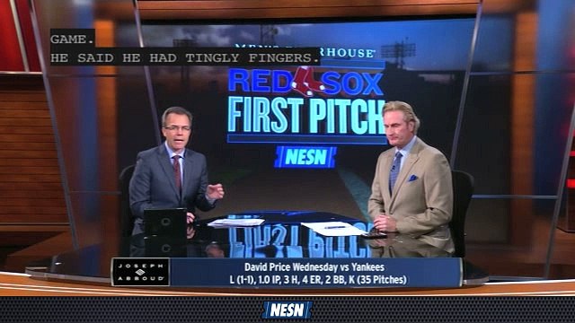 Red Sox First Pitch: David Price Plans To Comeback Strong After Last Appearance Vs. Yankees