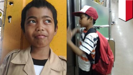毎日往復100キロかけて通学　インドネシアの8歳児 - トモニュース
