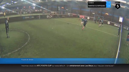 Faute de Jonas - CASEG Vs NANTES OLYMPIQUES - 17/04/18 20:00
