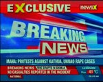 Maharashtra Protest against rape cases turns violent, protesters vandalise buses and police vans