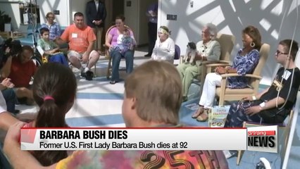 Former U.S. First Lady Barbara Bush dies at 92