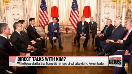 White House clarifies that Trump did not talk directly with Kim Jong-un