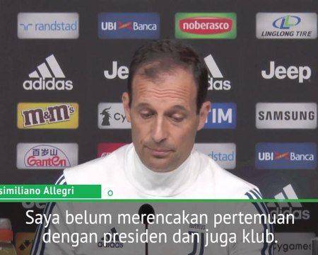 Allegri Bersikeras Belum Ada Pembicaraan Perihal Masa Depannya