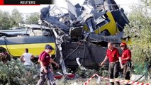 Choque de trenes en Italia deja 25 personas muertas y medio centenar de heridos
