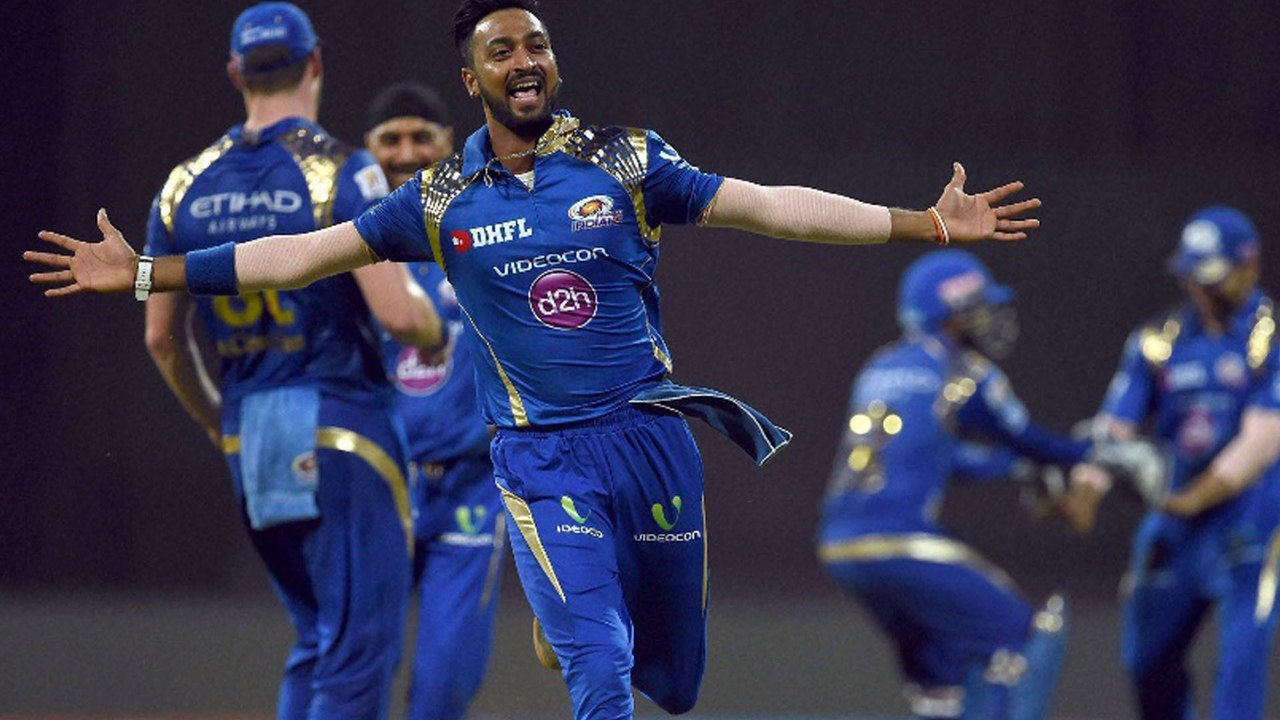 IPl 2018 : Krunal Pandya Took Two Wickets In One Ball