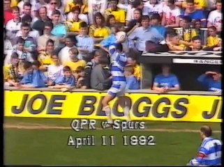 Queens Park Rangers - Tottenham Hotspur 11-04-1992 Division One