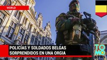 Soldados y policías belgas deciden crear una fiesta salvaje en vez de buscar terroristas