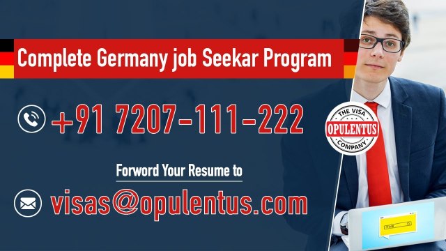 The Complete Germany Job Seeker Program, Explained. Call Now +91-7207 111 222