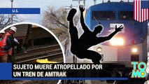 Tren arrolla a sujeto que caminaba sin autorización por las vías ferroviarias en Connecticut