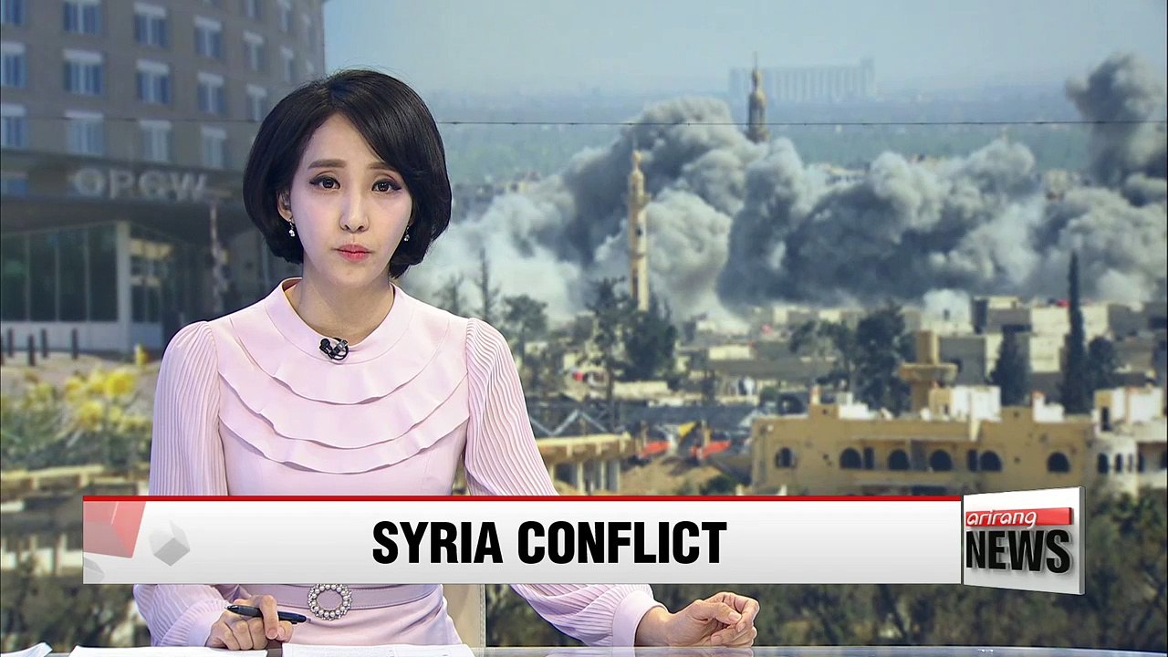 Confusion over whether chemical weapons watchdog has entered suspected chemical weapons attack site in Syria