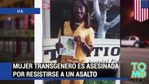 Cámaras captan el momento en que mujer transgenero es asesinada durante fallido intento de robo