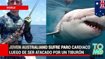 Joven australiano sufre paro cardiaco luego de ser atacado por un tiburón