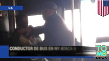 Conductor de autobús en Nueva York ataca a joven que le pidió que lo llevara gratis