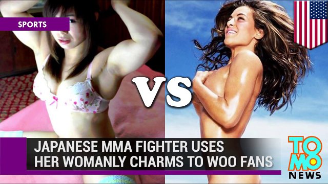 Luchadoras Rin Nakai y Miesha Tate le ponen un toque sexy a las luchas de artes marciales mixtas