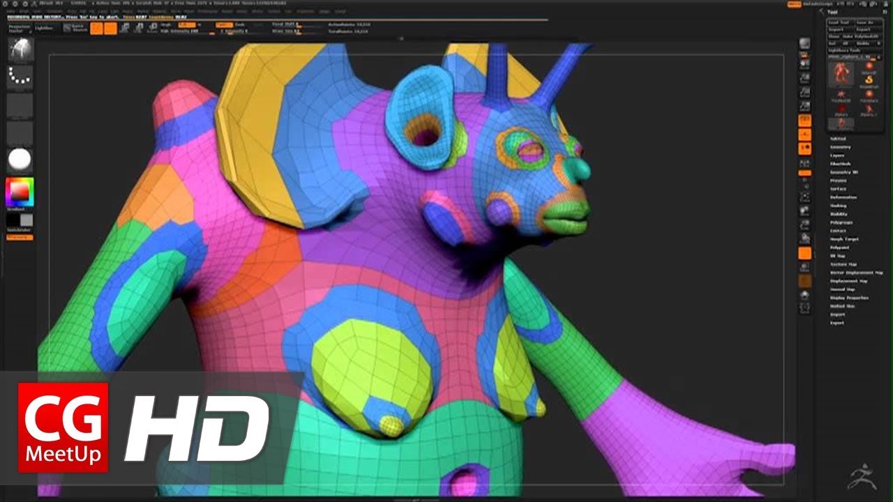 Zbrush Tutorial HD ZBrush 4R4 Mesh Fusion | CGMeetup