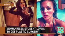 Mujer británica usa el dinero de préstamo estudiantil para pagar una cirugía plástica y ser modelo