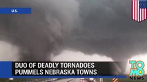 Tornados gemelos destruyen ciudad en Nebraska, un menor de edad muerto y al menos 19 heridos graves