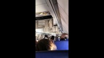 Southwest Airlines Flight 1380 inside the plane