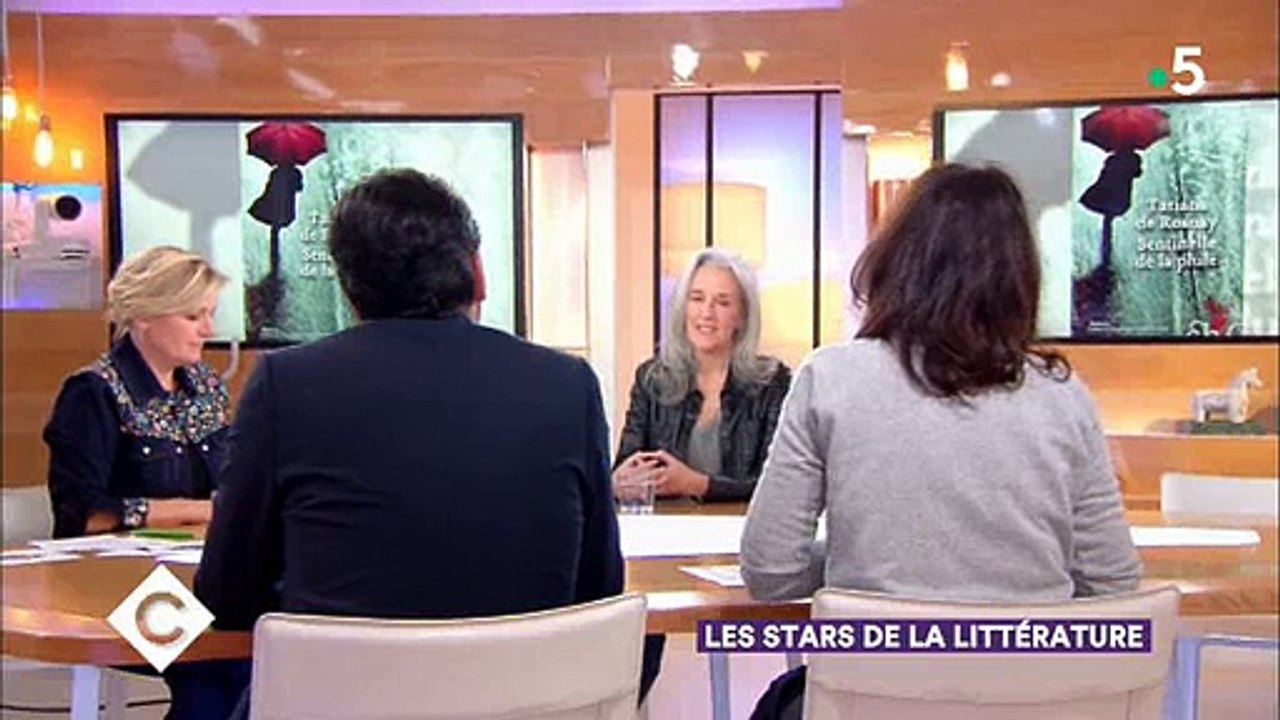L'écrivaine Tatiana de Rosnay se confie sur son coup de foudre... pour un arbre dans "C à vous" ! Regardez