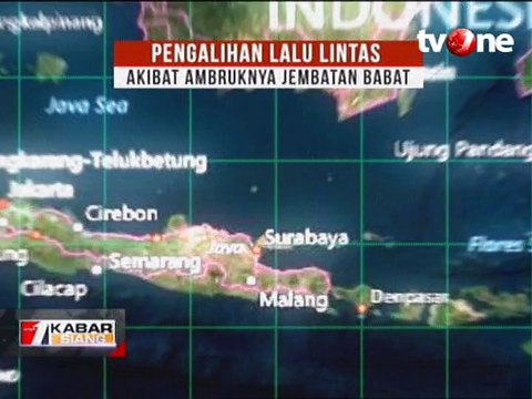 Pengalihan Lalu Lintas Akibat Ambruknya Jembatan Babat