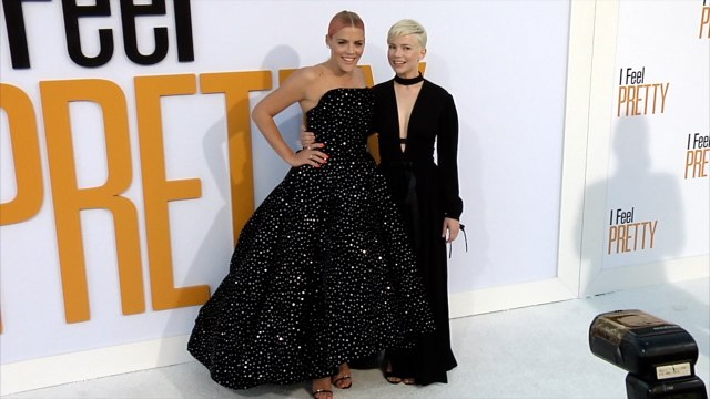 Busy Philipps and Michelle Williams I Feel Pretty World Premiere