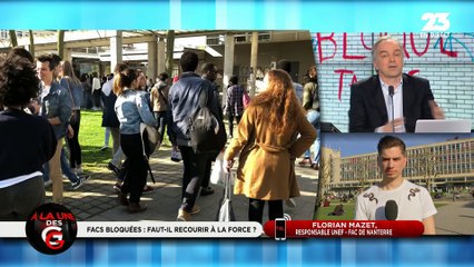 À la Une des GG : Facs bloquées, faut-il recourir à la force ? - 18/04