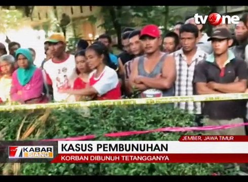 Tewas Dibunuh Tetangga, Pelaku Dihakimi Massa