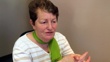 Denise Stappiglia, maire de Saulxures-sur-Moselotte, quelques heures avant la venue d'Emmanuel Macron