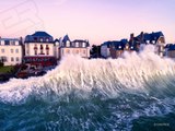 Les vagues des grandes marées filmées en Drone - Easy Ride Opérateur drone