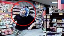 Man breaks into GameStop with plastic bag on his head - TomoNews