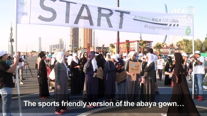 Rebellious fashion: Saudi women embrace sports abayas