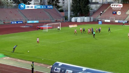 Coup franc directement capté par LIGALI