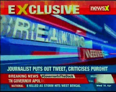 TN Governor apologises to journalist; NewsX accesses TN Governor apology letter
