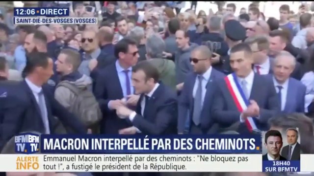 Emmanuel Macron interpellé et hué lors de son déplacement à Saint-Dié dans les Vosges