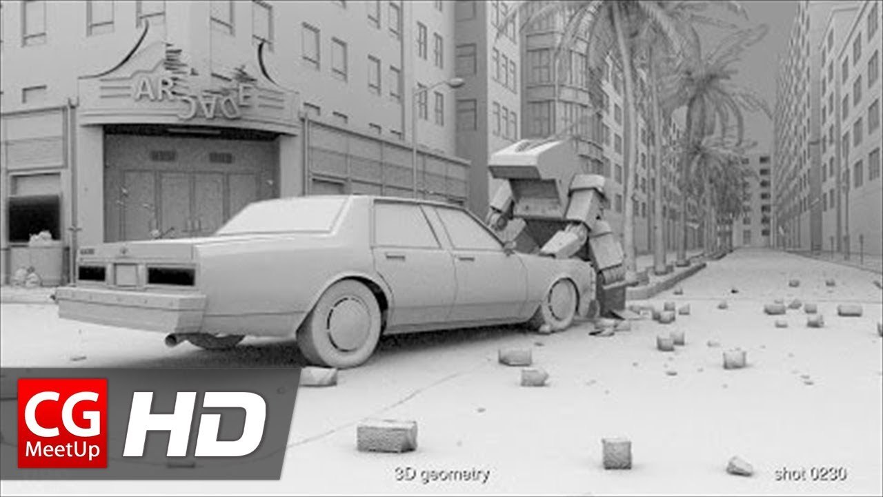 CGI Vfx Breakdowns HD "Kung Fury Vfx Breakdown Arcade Street" by Fido | CGMeetup