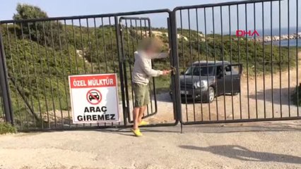 Çanakkale Bozcaada Akvaryum Koyu'nda İkinci Kapı Krizi