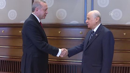 Cumhurbaşkanı Erdoğan-Bahçeli Görüşmesi