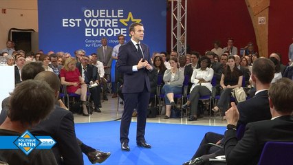 À Strasbourg et à Épinal, Emmanuel Macron à l’offensive pour défendre la construction européenne