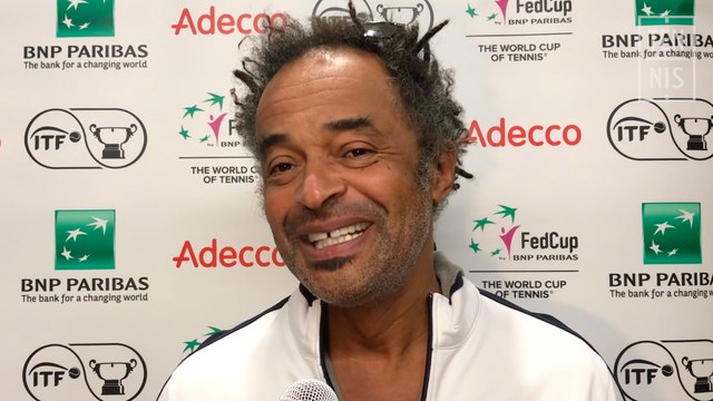 Fed Cup #FRAUSA - Yannick Noah : Ambiance studieuse et bonne humeur