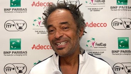 Fed Cup #FRAUSA - Yannick Noah : "Ambiance studieuse et bonne humeur"