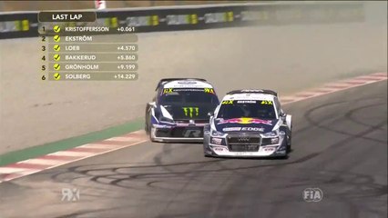 WRX 2018 Round 01 Spain Final Last lap Battle for Win