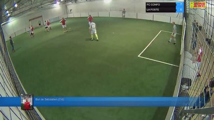 But de Sébastien (7-6) - FC CONFO Vs LA POSTE - 17/04/18 20:00 - LIGUE 3 - Poitiers Game Parc
