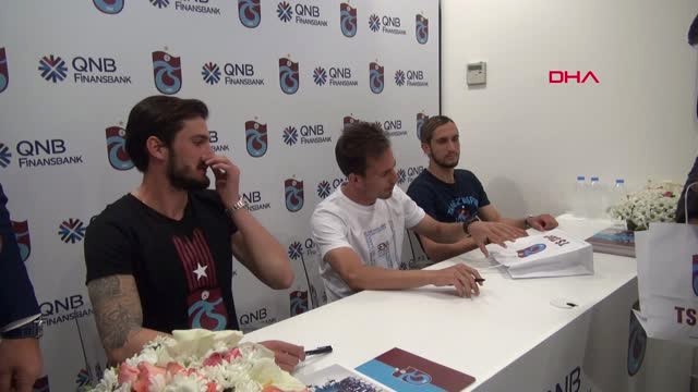 Trabzonspor'da Okay, Yusuf ve Pereira İmza Gününe Katıldı -Hd