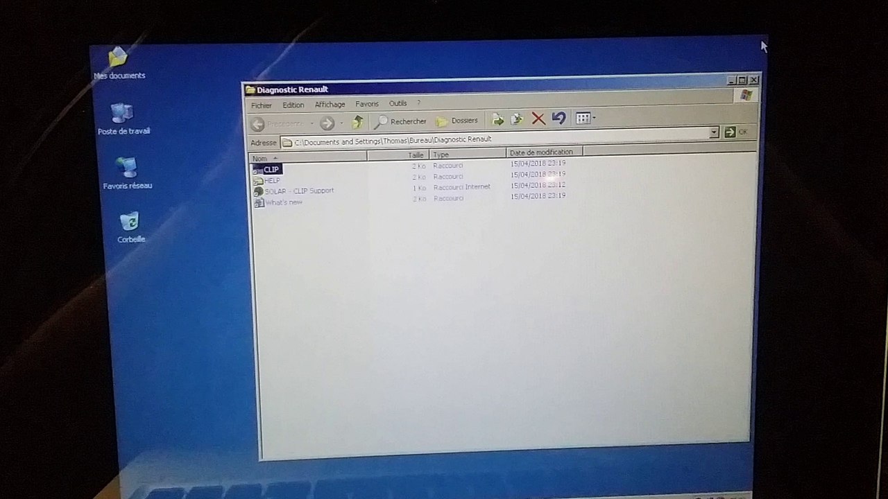Test de la valise Clip défectueuse
